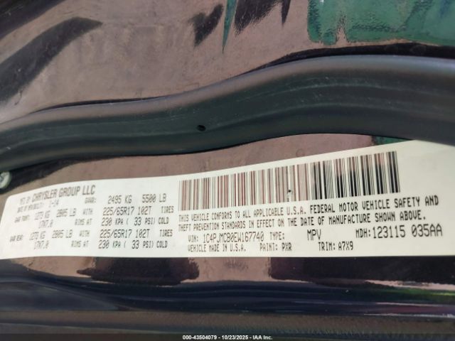 2014 JEEP CHEROKEE 1C4PJMCB0EW167740 Photo 8