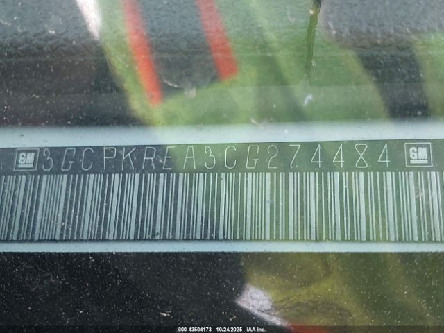 2012 CHEVROLET SILVERADO 1500 3GCPKREA3CG274484 Photo 8