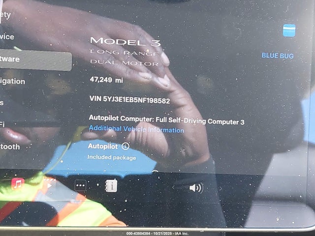 2022 TESLA MODEL 3 5YJ3E1EB5NF198582 Photo 6