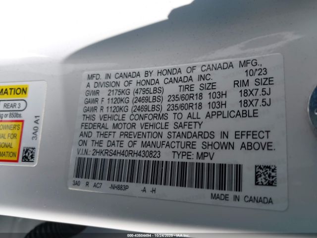 2024 HONDA CR-V 2HKRS4H40RH430823 Photo 8