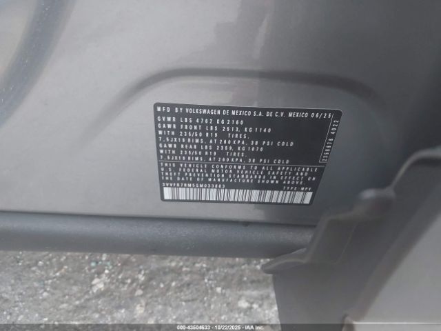 2025 VOLKSWAGEN TIGUAN 3VVFR7RM5SM033883 Photo 8