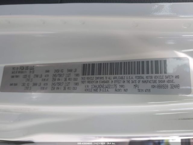 2018 JEEP WRANGLER UNLIMITED 1C4HJXDN2JW221175 Photo 8