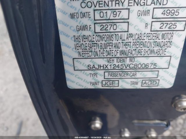 1997 JAGUAR XJ6 SAJHX1245VC800675 Photo 8