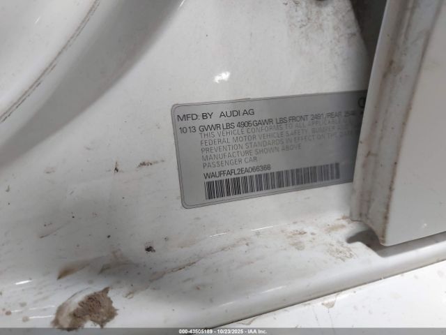 2014 AUDI A4 WAUFFAFL2EA066368 Photo 8