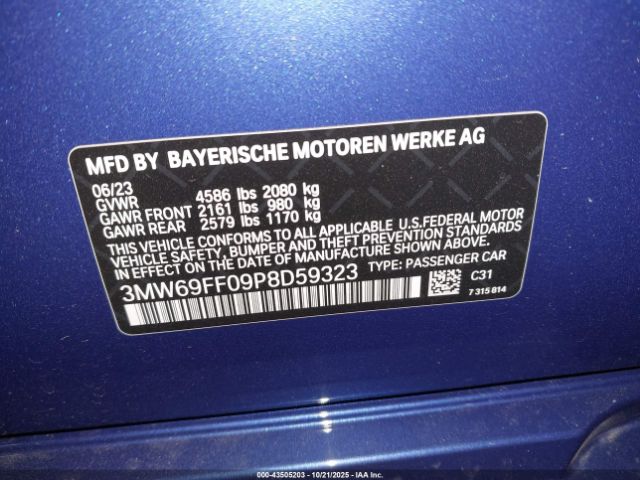 2023 BMW 330I 3MW69FF09P8D59323 Photo 8