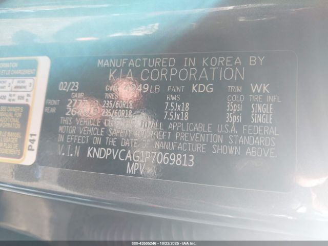 2023 KIA SPORTAGE HYBRID KNDPVCAG1P7069813 Photo 8