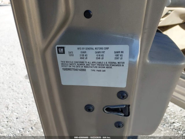 2004 CADILLAC CTS 1G6DM577040142993 Photo 8