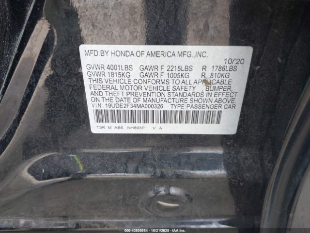 2021 ACURA ILX 19UDE2F34MA000326 Photo 8