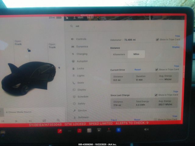 2019 TESLA MODEL 3 5YJ3E1EA1KF353048 Photo 6