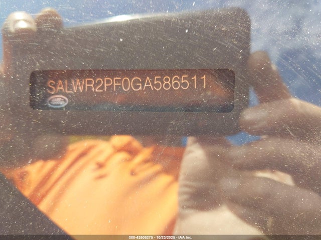 2016 LAND ROVER RANGE ROVER SPORT SALWR2PF0GA586511 Photo 8