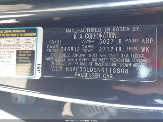 2022 KIA STINGER KNAE35LD5N6113808 Photo 8