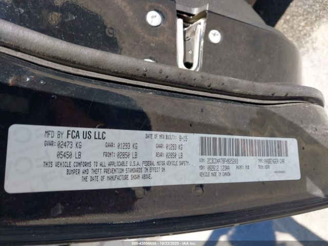 2015 DODGE CHARGER 2C3CDXAT8FH925203 Photo 8