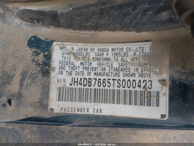 1996 ACURA INTEGRA JH4DB7665TS000423 Photo 8