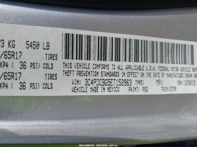 2014 DODGE JOURNEY 3C4PDCBG5ET152963 Photo 8