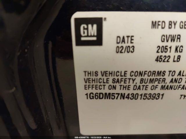 2003 CADILLAC CTS 1G6DM57N430153931 Photo 8