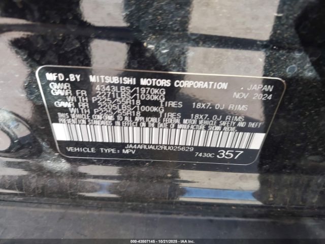 2024 MITSUBISHI OUTLANDER SPORT JA4ARUAU2RU025629 Photo 8