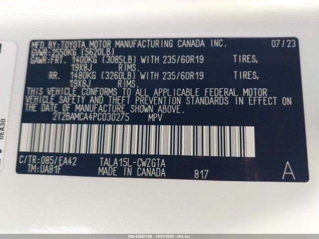 2023 LEXUS RX 350 2T2BAMCA4PC030275 Photo 8