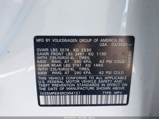 2024 VOLKSWAGEN ID.4 1V25MPE83RC004121 Photo 8