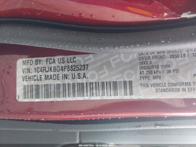 2023 JEEP GRAND CHEROKEE L 1C4RJKBG4P8825237 Photo 8