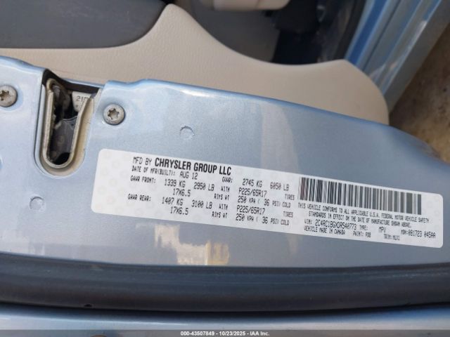 2013 CHRYSLER TOWN & COUNTRY 2C4RC1BGXDR540773 Photo 8