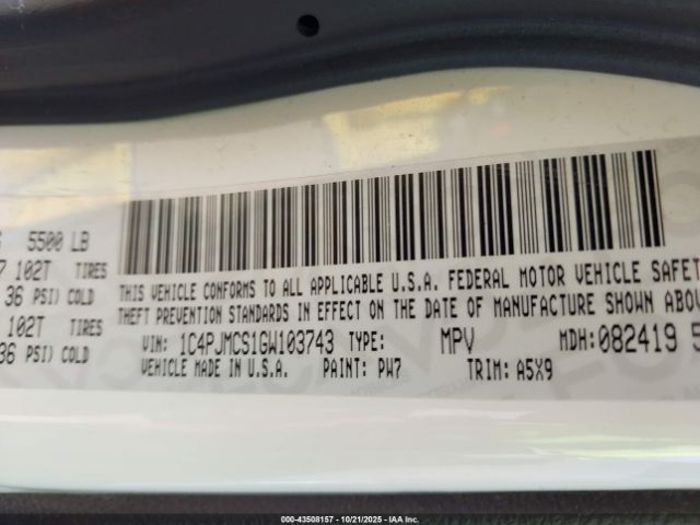 2016 JEEP CHEROKEE 1C4PJMCS1GW103743 Photo 8