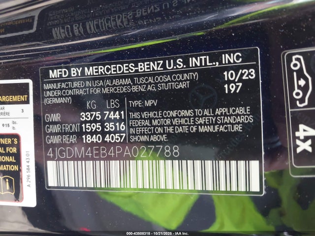 2023 MERCEDES-BENZ EQS 580 SUV 4JGDM4EB4PA027788 Photo 8