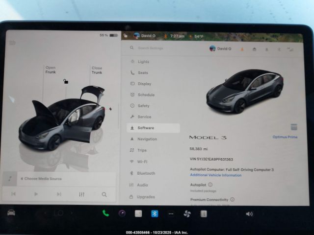 2023 TESLA MODEL 3 5YJ3E1EA9PF631363 Photo 6