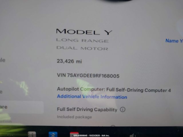2024 TESLA MODEL Y 7SAYGDEE9RF168005 Photo 6