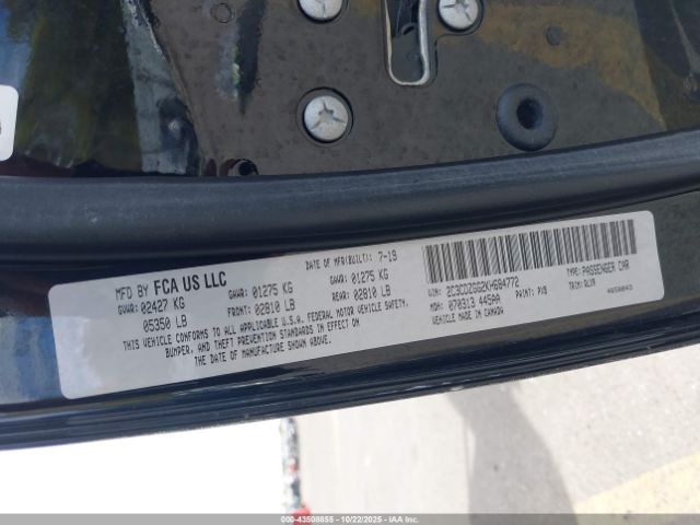 2019 DODGE CHALLENGER 2C3CDZGG2KH684772 Photo 8