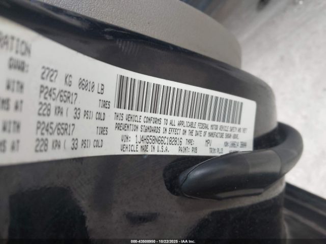 2006 JEEP GRAND CHEROKEE 1J4HS58N66C182816 Photo 8