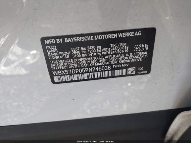 2023 BMW X3 WBX57DP05PN246038 Photo 8