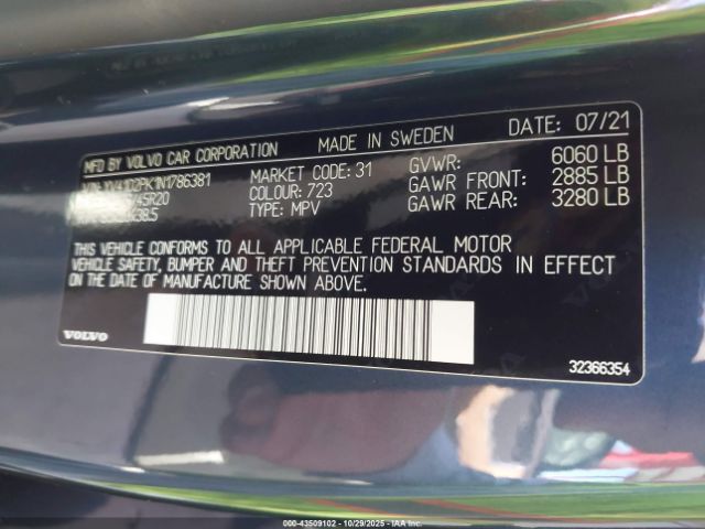 2022 VOLVO XC90 YV4102PK1N1786381 Photo 8