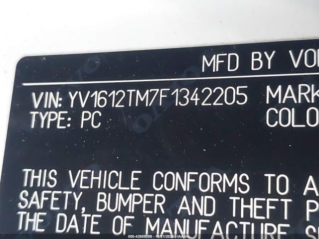 2015 VOLVO S60 YV1612TM7F1342205 Photo 8