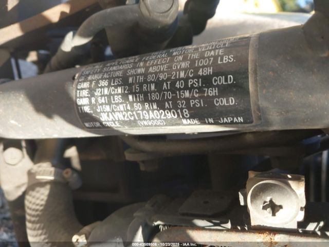 2009 KAWASAKI VN900 JKAVN2C179A029018 Photo 9