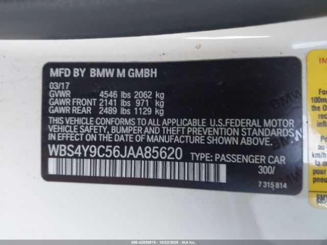 2018 BMW M4 WBS4Y9C56JAA85620 Photo 8