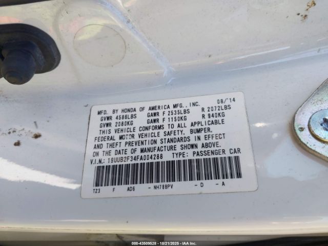 2015 ACURA TLX 19UUB2F34FA004288 Photo 8