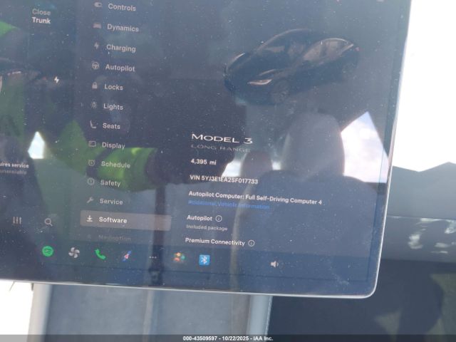 2025 TESLA MODEL 3 5YJ3E1EA2SF017733 Photo 6