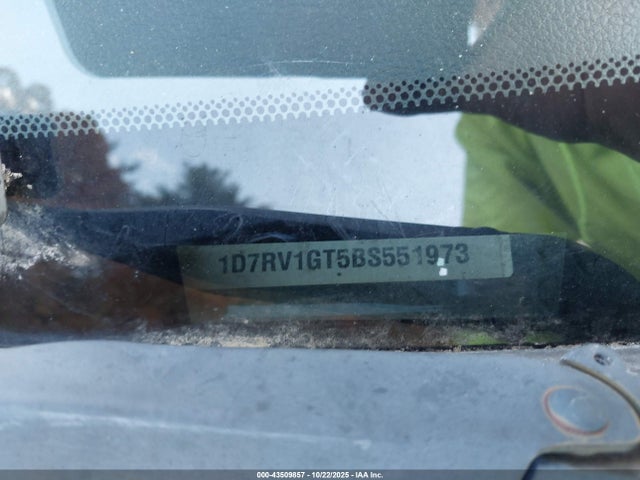 Продаж на аукціоні авто 2011 Ram Ram 1500 Slt, vin: 1D7RV1GT5BS551973, номер лоту: 43509857