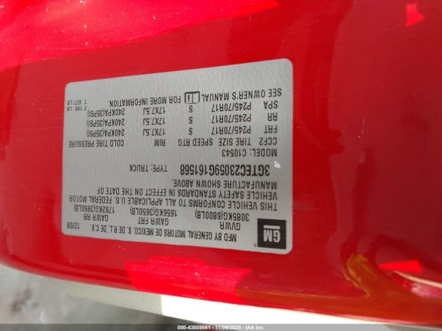 2009 GMC SIERRA 1500 3GTEC23059G161568 Photo 8