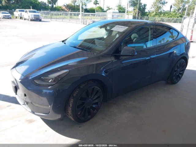 2021 TESLA MODEL Y 5YJYGDEF1MF267027 Photo 1