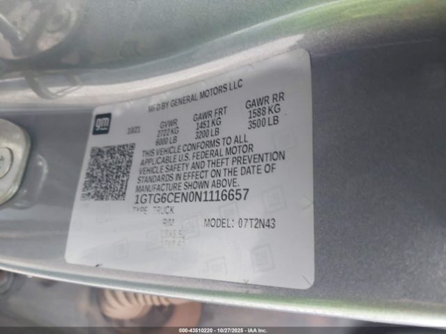 2022 GMC CANYON 1GTG6CEN0N1116657 Photo 8