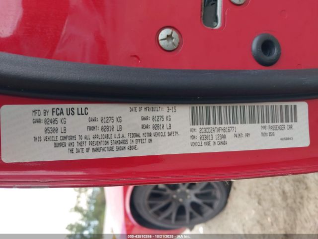 2015 DODGE CHALLENGER 2C3CDZATXFH816771 Photo 8