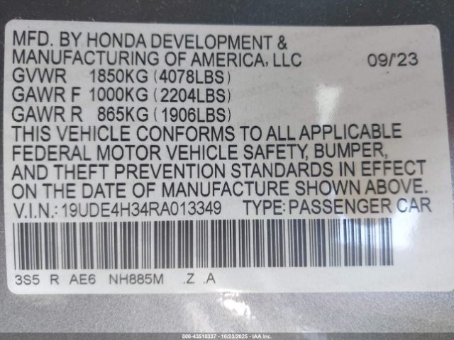 2024 ACURA INTEGRA 19UDE4H34RA013349 Photo 8