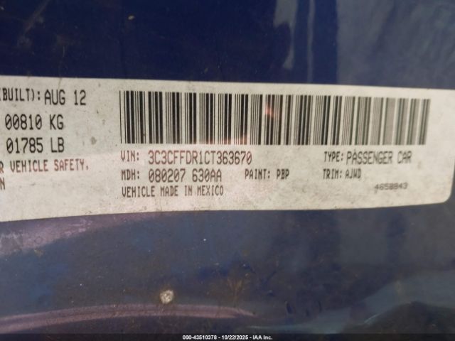 2012 FIAT 500C 3C3CFFDR1CT363670 Photo 8