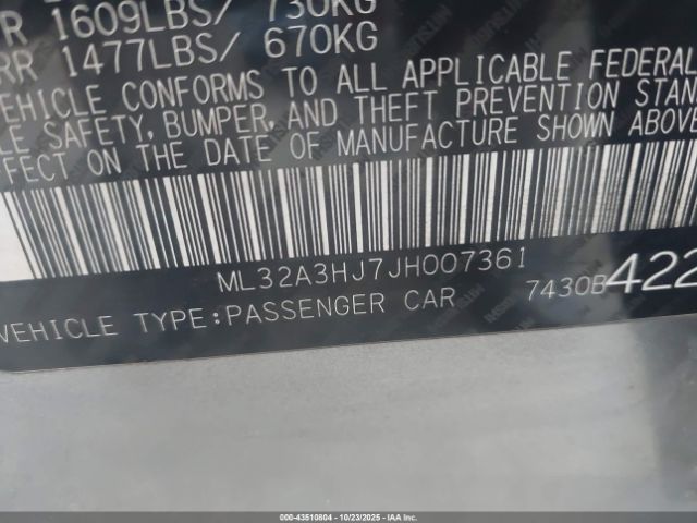 2018 MITSUBISHI MIRAGE ML32A3HJ7JH007361 Photo 8