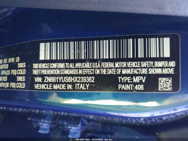 2017 MASERATI LEVANTE ZN661YUS6HX239362 Photo 8