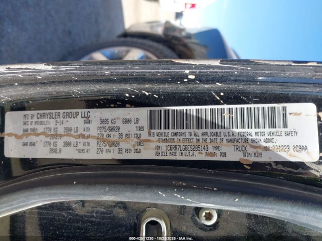 2014 RAM 1500 1C6RR7LG6ES285143 Photo 8