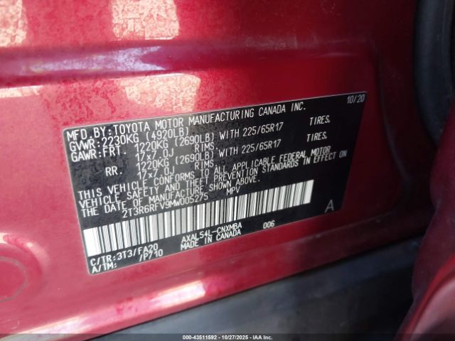 2021 TOYOTA RAV4 HYBRID 2T3R6RFV9MW005275 Photo 8