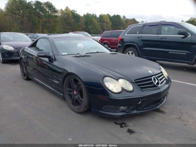 2003 MERCEDES-BENZ SL 500 WDBSK75F43F054376
