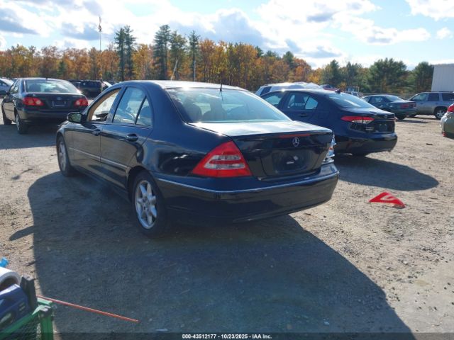 2003 MERCEDES-BENZ C 240 WDBRF61J93F304380 Photo 2